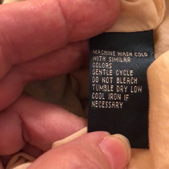 Ralph Lauren skirt, size M Color pallet of cream and blue. - Picture 5 of 6